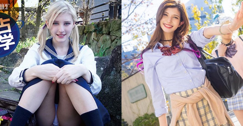 北欧天使or美日混血女子高校生品番作品介绍及预览-六集图